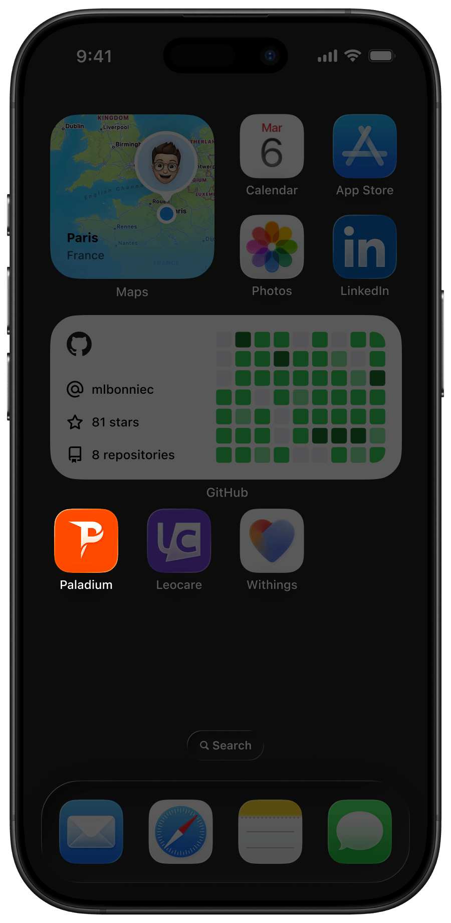 iPhone 16 Pro focused on a Paladium application icon