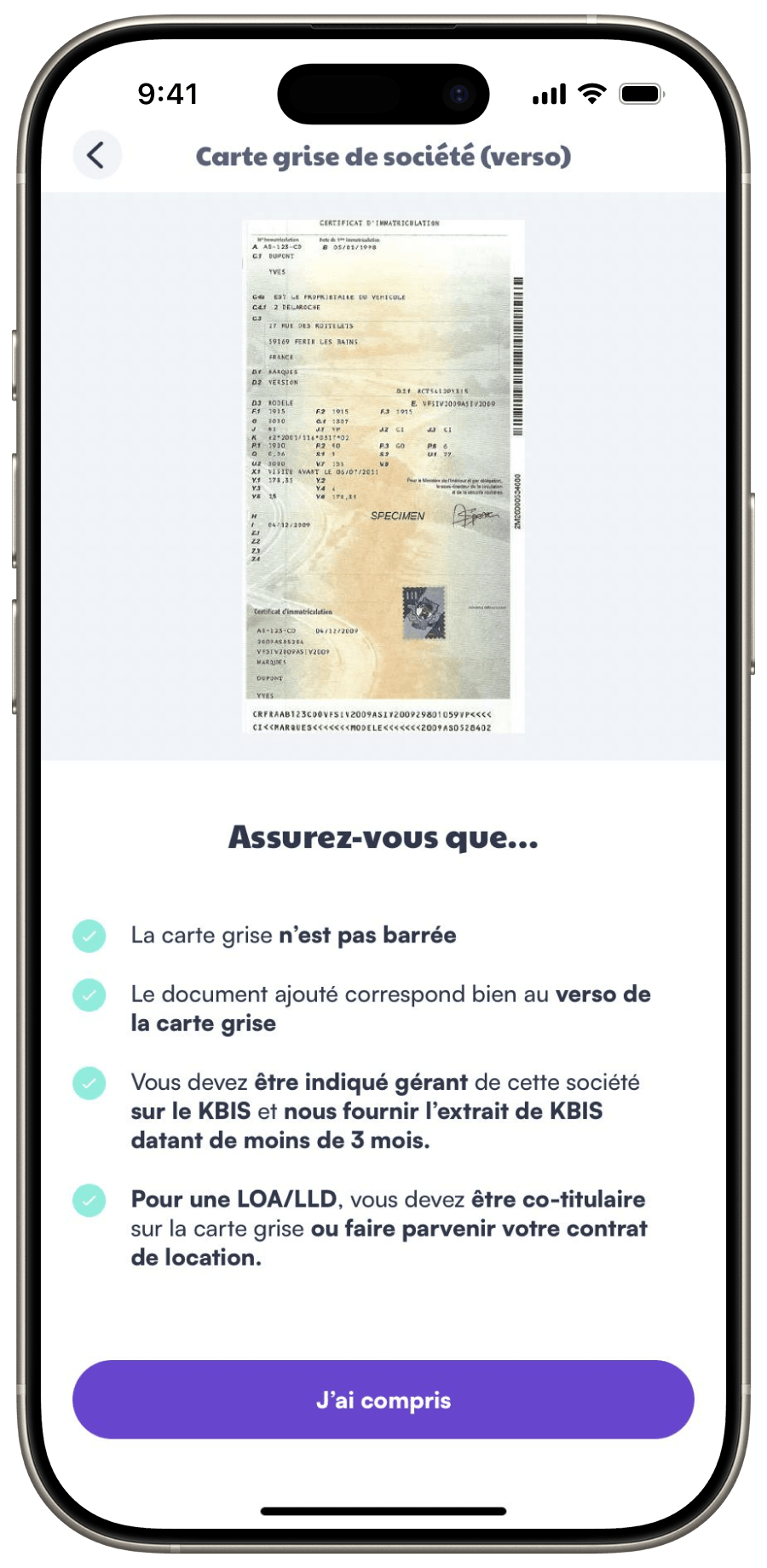 Leocare iOS Application Registration View