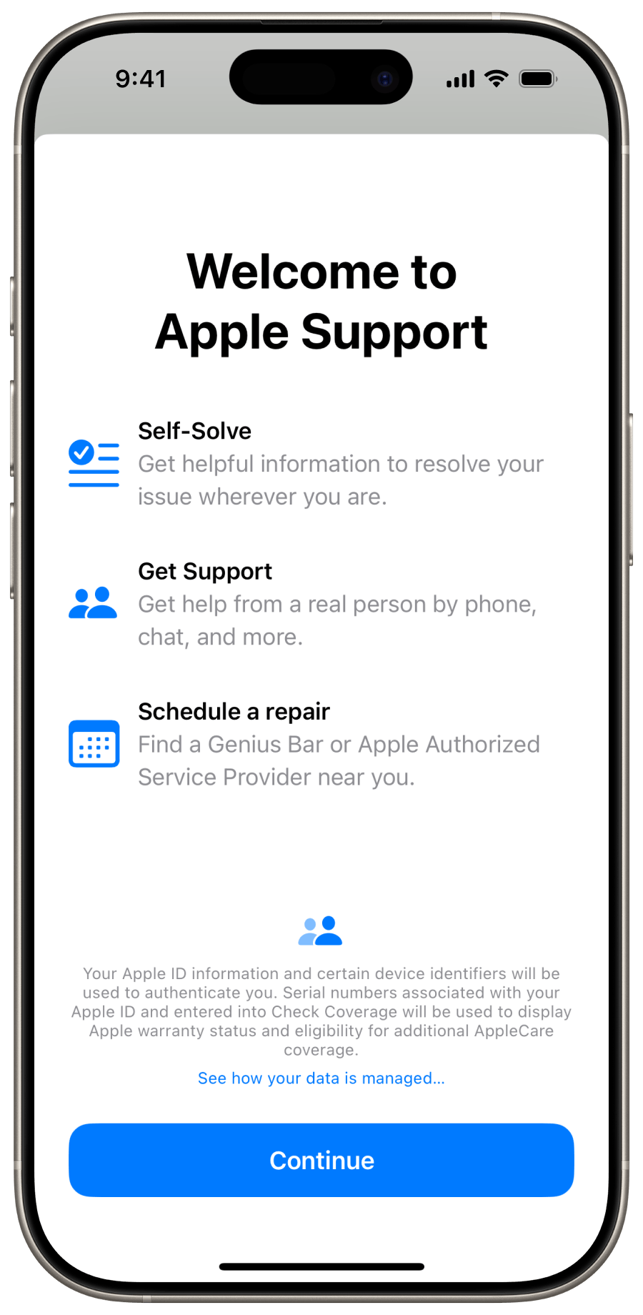 iOS Support OnBoarding View